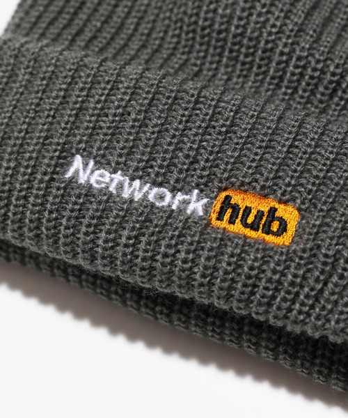 LEGENDA（レジェンダ）の「Network hub Knit Cap ‐  ＊（ニットキャップ/ビーニー・レディース・ブラック/グレー/オレンジ・FREE）」の7枚目の写真