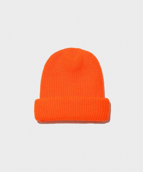 LEGENDA（レジェンダ）の「Network hub Knit Cap ‐  ＊（ニットキャップ/ビーニー・レディース・ブラック/グレー/オレンジ・FREE）」の6枚目の写真