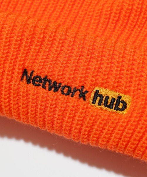 LEGENDA（レジェンダ）の「Network hub Knit Cap ‐  ＊（ニットキャップ/ビーニー・レディース・ブラック/グレー/オレンジ・FREE）」の8枚目の写真