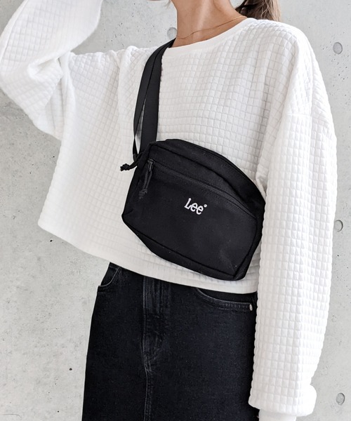 Lee（リー）の「Lee/リー　キャンバス スクエアショルダーバッグ（ショルダーバッグ・メンズ・ホワイト/ブラック/ベージュ・FREE）」の2枚目の写真