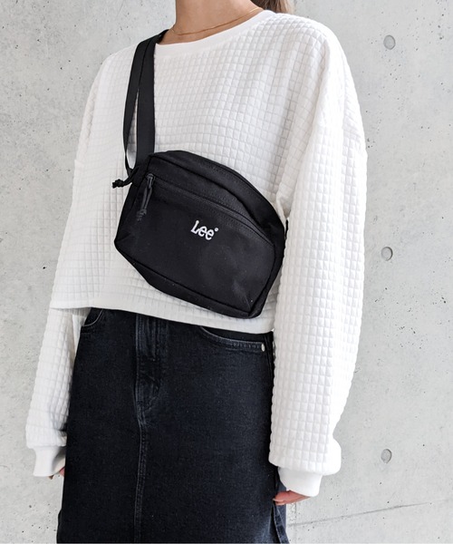 Lee（リー）の「Lee/リー　キャンバス スクエアショルダーバッグ（ショルダーバッグ・メンズ・ホワイト/ブラック/ベージュ・FREE）」の7枚目の写真