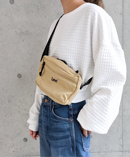 Lee（リー）の「Lee/リー　キャンバス スクエアショルダーバッグ（ショルダーバッグ・メンズ・ホワイト/ブラック/ベージュ・FREE）」の14枚目の写真