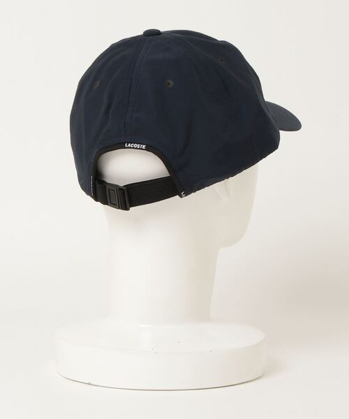 LACOSTE（ラコステ）の「【LACOSTE】ナイロン6パネルロゴキャップ CBS（キャップ・メンズ・ネイビー・FREE）」の2枚目の写真