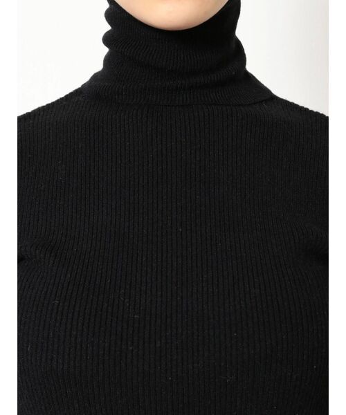 GYDA（ジェイダ）の「リブタートルニットTOPS（ニット/セーター・レディース・ブラック/ベージュ/オフホワイト・FREE）」の20枚目の写真