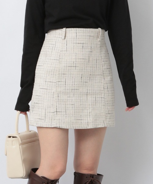 Heather(ヘザー)の「アソートダイケイミニスカート 227805(スカート・レディース・ホワイト/ブラック/ハウンドトゥース/ホワイト系その他/ブラック系その他/チェック/ベージュ/ブラウン/ベージュ系その他/グレー系その他/ダークブラウン/ブラウン系その他/グレー系その他2・S/M)」の3枚目の写真