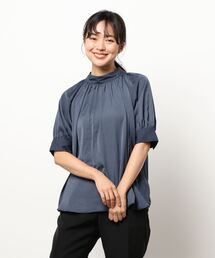 Te chichi | サテンスタンドカラーブラウス(シャツ/ブラウス)