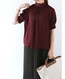 Te chichi | サテンスタンドカラーブラウス(シャツ/ブラウス)