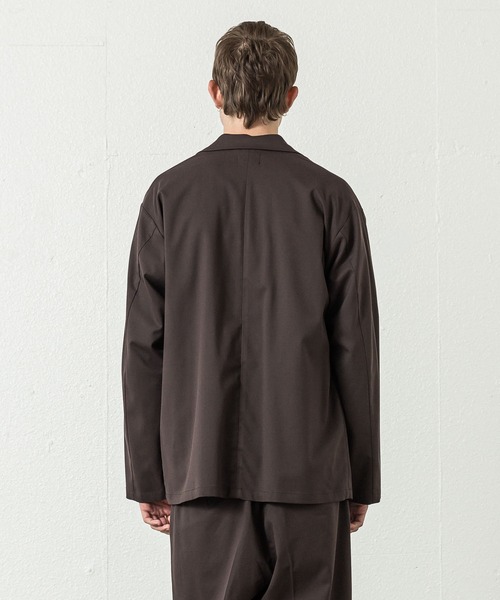 SLICK（スリック）の「T/Rストレッチツイルボックステーラードジャケット（テーラードジャケット・メンズ・ブラック/ブラウン・1/2）」の15枚目の写真