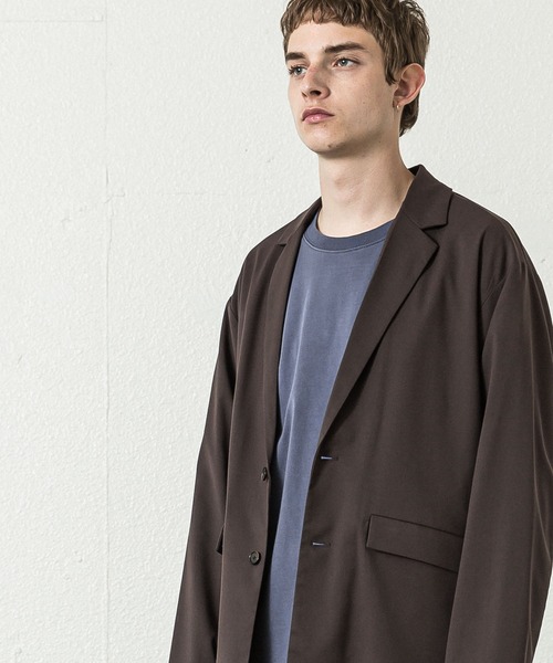 SLICK（スリック）の「T/Rストレッチツイルボックステーラードジャケット（テーラードジャケット・メンズ・ブラック/ブラウン・1/2）」の10枚目の写真