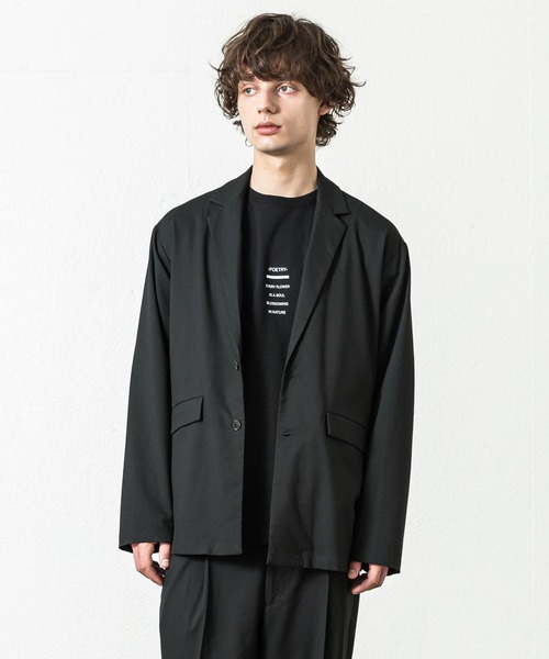 SLICK（スリック）の「T/Rストレッチツイルボックステーラードジャケット（テーラードジャケット・メンズ・ブラック/ブラウン・1/2）」の7枚目の写真