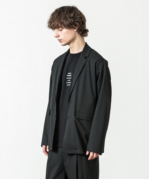 SLICK（スリック）の「T/Rストレッチツイルボックステーラードジャケット（テーラードジャケット・メンズ・ブラック/ブラウン・1/2）」の13枚目の写真