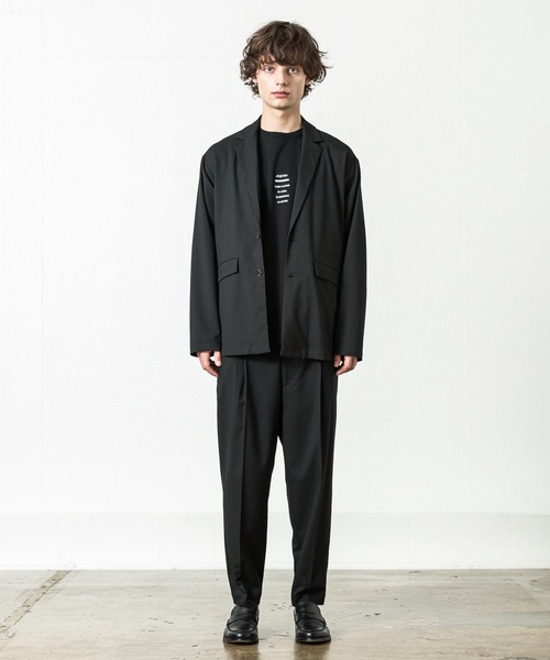 SLICK（スリック）の「T/Rストレッチツイルボックステーラードジャケット（テーラードジャケット・メンズ・ブラック/ブラウン・1/2）」の6枚目の写真