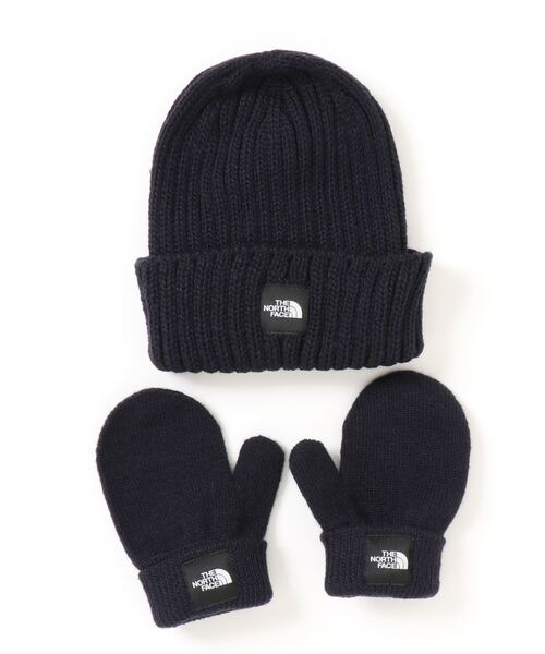 THE NORTH FACE(ザノースフェイス)の「NNB41902/B CAPPU MITT SET(その他ベビー用品・キッズ・カーキ/ダークブルー/ピンク/ネイビー・FREE)」の1枚目の写真