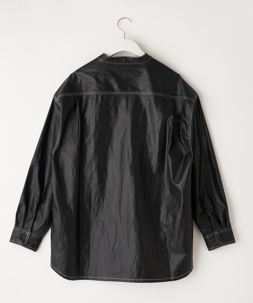 CIAOPANIC TYPY（チャオパニックティピー）の「フェイクレザー CPOシャツジャケット（シャツ/ブラウス・メンズ・ブラック・M/L）」の13枚目の写真