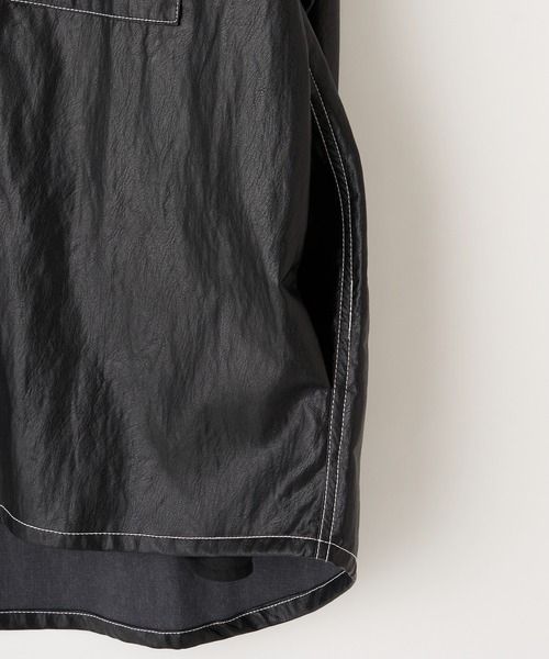 CIAOPANIC TYPY（チャオパニックティピー）の「フェイクレザー CPOシャツジャケット（シャツ/ブラウス・メンズ・ブラック・M/L）」の11枚目の写真
