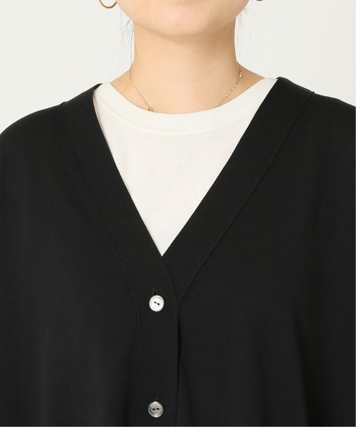 JOURNAL STANDARD（ジャーナルスタンダード）の「■■ハイツイストコットンポンチョカーディガン◆2（カーディガン/ボレロ・レディース・ブラック/カーキ/グレー・FREE）」の10枚目の写真