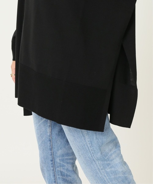 JOURNAL STANDARD（ジャーナルスタンダード）の「■■ハイツイストコットンポンチョカーディガン◆2（カーディガン/ボレロ・レディース・ブラック/カーキ/グレー・FREE）」の5枚目の写真