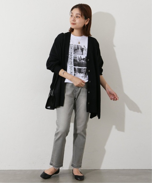 JOURNAL STANDARD（ジャーナルスタンダード）の「■■ハイツイストコットンポンチョカーディガン◆2（カーディガン/ボレロ・レディース・ブラック/カーキ/グレー・FREE）」の11枚目の写真