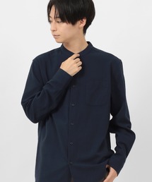 make a ray!（メイク ア レイ！）の「ビエラ起毛 バンドカラー 長袖シャツ（シャツ/ブラウス）」