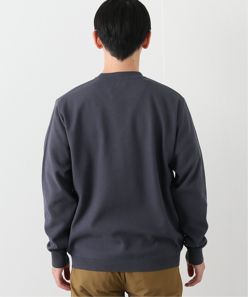 EDIFICE（エディフィス）の「《ウォッシャブル》コットンアクリル クルーネックニット（ニット/セーター・メンズ・ライトグレー/カーキ/ダークブルー/ブラウン系その他・SMALL/MEDIUM/LARGE）」の16枚目の写真