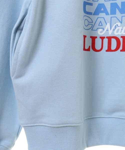 Candy Stripper（キャンディストリッパー）の「PLAYFUL SWEAT HOODIE（パーカー・レディース・ライトブルー/ブラック/アイボリー/ピンク・2）」の7枚目の写真