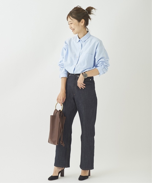 plage（プラージュ）の「《追加》【AVN /エーヴィーエヌ】SP WIDE デニム2◆（デニムパンツ・レディース・ネイビー・24/25/26）」の12枚目の写真