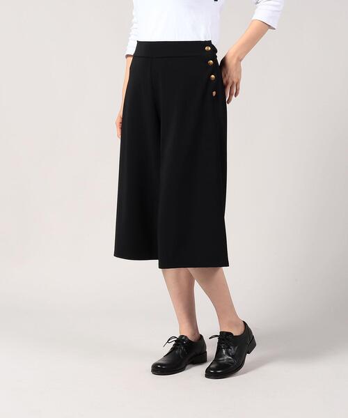 agnes b.（アニエスベー）の「JX74 PANTALON メタルボタンキュロットパンツ（その他パンツ・レディース・ブラック・3/2/1）」の3枚目の写真