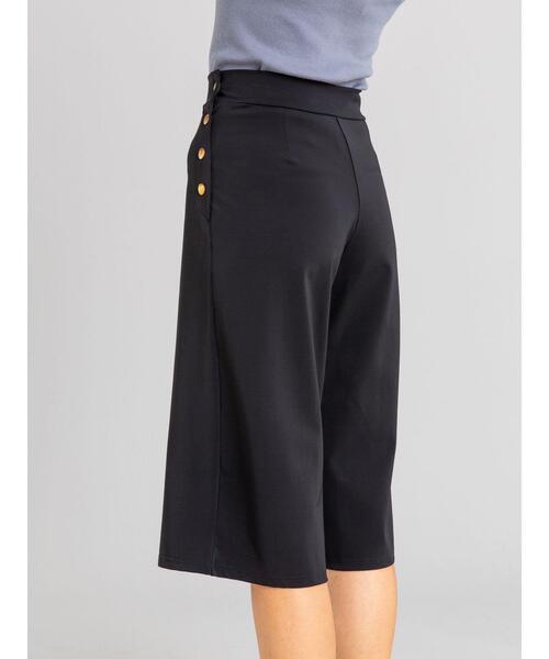 agnes b.（アニエスベー）の「JX74 PANTALON メタルボタンキュロットパンツ（その他パンツ・レディース・ブラック・3/2/1）」の8枚目の写真