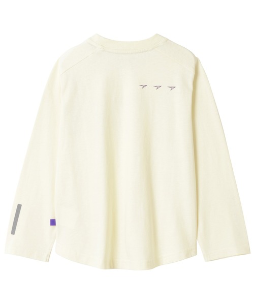 瞬足（シュンソク）の「瞬足/キッズ/アームスウィングロングスリーブTシャツ/SSA1050（Tシャツ/カットソー・キッズ・ホワイト/ブラック/パープル/オレンジ・S/M/L/XL）」の14枚目の写真