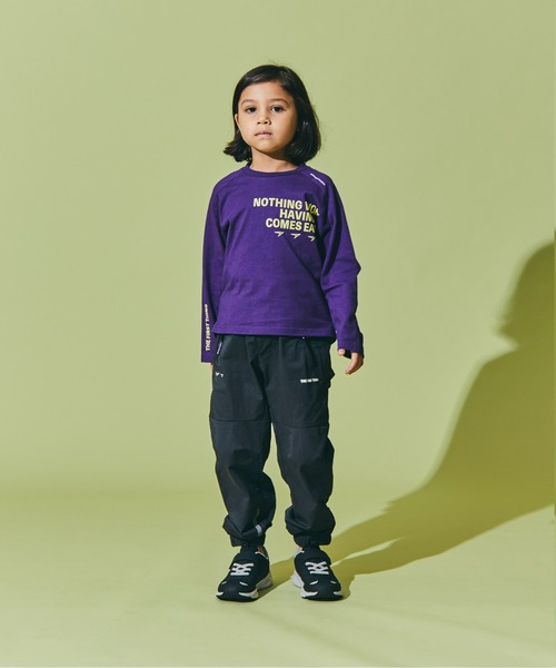 瞬足（シュンソク）の「瞬足/キッズ/アームスウィングロングスリーブTシャツ/SSA1050（Tシャツ/カットソー・キッズ・ホワイト/ブラック/パープル/オレンジ・S/M/L/XL）」の21枚目の写真