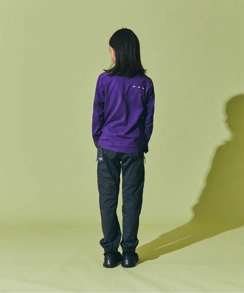 瞬足（シュンソク）の「瞬足/キッズ/アームスウィングロングスリーブTシャツ/SSA1050（Tシャツ/カットソー・キッズ・ホワイト/ブラック/パープル/オレンジ・S/M/L/XL）」の7枚目の写真