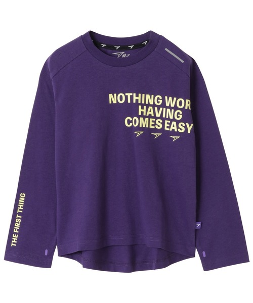 瞬足（シュンソク）の「瞬足/キッズ/アームスウィングロングスリーブTシャツ/SSA1050（Tシャツ/カットソー・キッズ・ホワイト/ブラック/パープル/オレンジ・S/M/L/XL）」の22枚目の写真