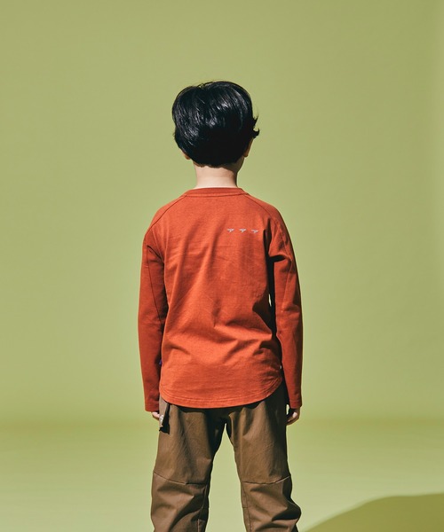 瞬足（シュンソク）の「瞬足/キッズ/アームスウィングロングスリーブTシャツ/SSA1050（Tシャツ/カットソー・キッズ・ホワイト/ブラック/パープル/オレンジ・S/M/L/XL）」の17枚目の写真