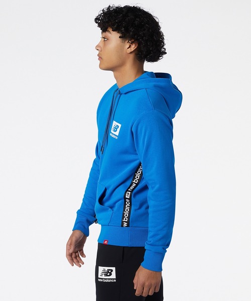 NEW BALANCE(ニューバランス)の「NB Essentials ID スウェットフーディー(パーカー・メンズ・ブルー/ブラック/イエロー・SMALL/X-LARGE/LARGE/XX-LARGE/MEDIUM)」の17枚目の写真