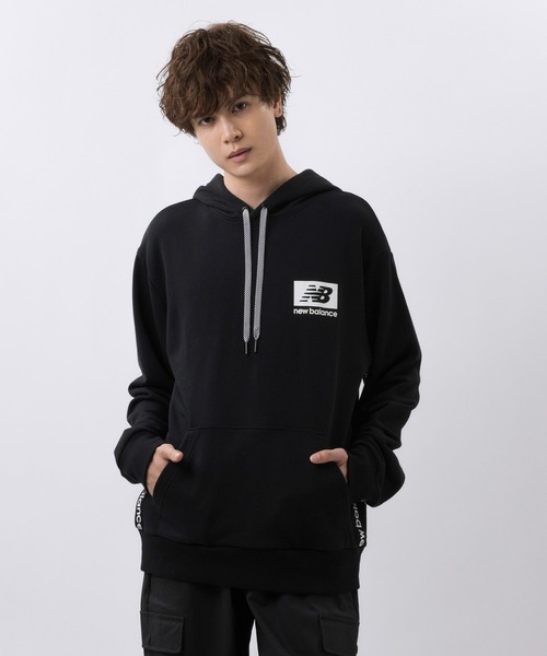 NEW BALANCE(ニューバランス)の「NB Essentials ID スウェットフーディー(パーカー・メンズ・ブルー/ブラック/イエロー・SMALL/X-LARGE/LARGE/XX-LARGE/MEDIUM)」の18枚目の写真