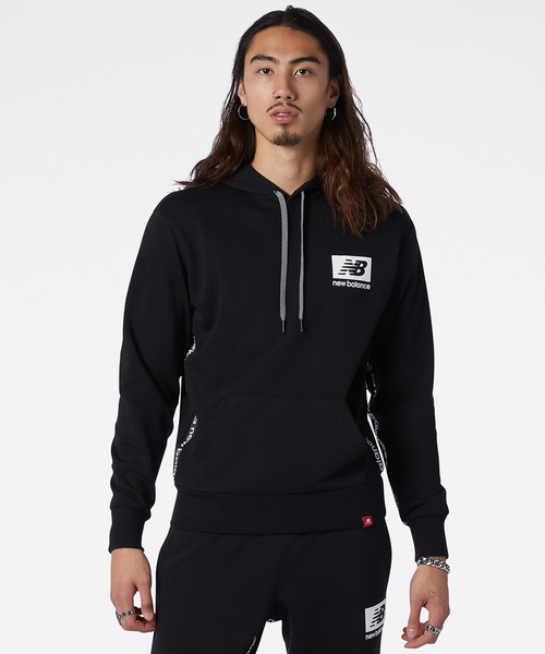 NEW BALANCE(ニューバランス)の「NB Essentials ID スウェットフーディー(パーカー・メンズ・ブルー/ブラック/イエロー・SMALL/X-LARGE/LARGE/XX-LARGE/MEDIUM)」の6枚目の写真
