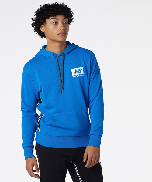 NEW BALANCE(ニューバランス)の「NB Essentials ID スウェットフーディー(パーカー・メンズ・ブルー/ブラック/イエロー・SMALL/X-LARGE/LARGE/XX-LARGE/MEDIUM)」の13枚目の写真