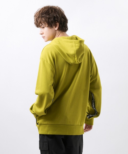 NEW BALANCE(ニューバランス)の「NB Essentials ID スウェットフーディー(パーカー・メンズ・ブルー/ブラック/イエロー・SMALL/X-LARGE/LARGE/XX-LARGE/MEDIUM)」の10枚目の写真