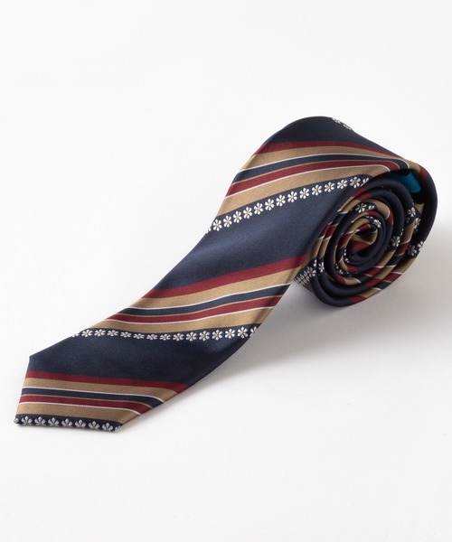 Quit Running（クイトランニング）の「イージーケア 洗えるネクタイ 花柄 & フローラルデザイン スリム ナロータイ（ネクタイ・メンズ・ライトピンク/コーラルピンク/フューシャピンク/ピンク/ホワイト×グリーン/グリーン×オレンジ/ライトオリーブ/グリーン系その他/ブロンズ/シルバー/ロイヤルブルー/シルバー系その他/ホワイト×ブルー/クリアブルー/ホワイト系その他/ダークブルー/ライトグレー/ネイビー系2/ネイビー系3/ネイビー系4/ネイビー系5/ブルー系その他/ブラック/グレー系その他/ネイビー系1・FREE）」の18枚目の写真