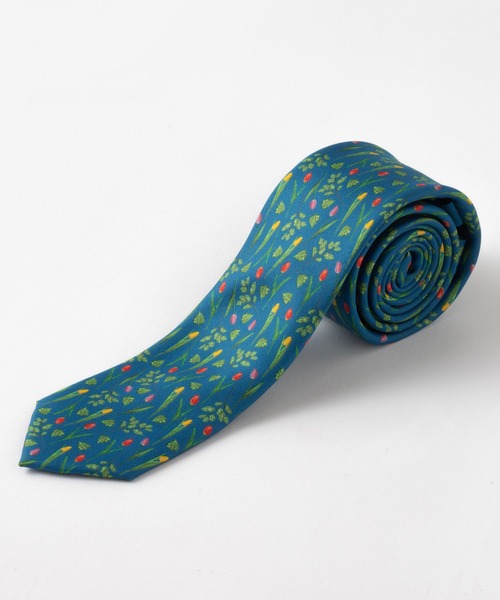 Quit Running（クイトランニング）の「イージーケア 洗えるネクタイ 花柄 & フローラルデザイン スリム ナロータイ（ネクタイ・メンズ・ライトピンク/コーラルピンク/フューシャピンク/ピンク/ホワイト×グリーン/グリーン×オレンジ/ライトオリーブ/グリーン系その他/ブロンズ/シルバー/ロイヤルブルー/シルバー系その他/ホワイト×ブルー/クリアブルー/ホワイト系その他/ダークブルー/ライトグレー/ネイビー系2/ネイビー系3/ネイビー系4/ネイビー系5/ブルー系その他/ブラック/グレー系その他/ネイビー系1・FREE）」の13枚目の写真