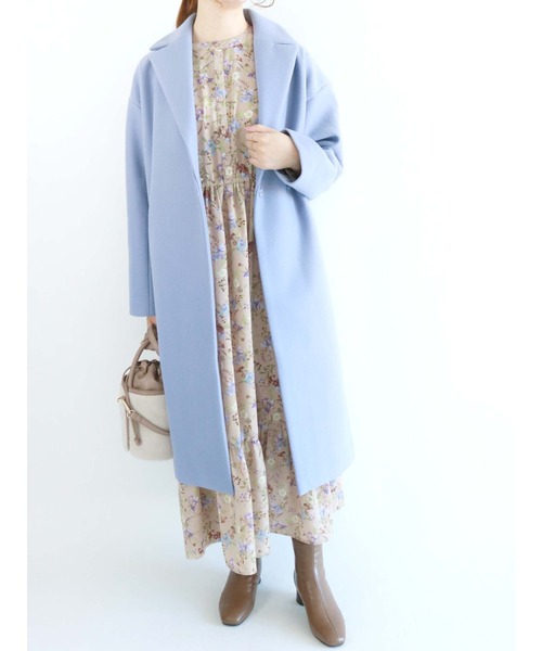 Te chichi TERRASSE(テチチテラス)の「【日比谷花壇コラボ】ティアードワンピース(ワンピース・レディース・グリーン/ブラック/ベージュ・フリ-)」の8枚目の写真