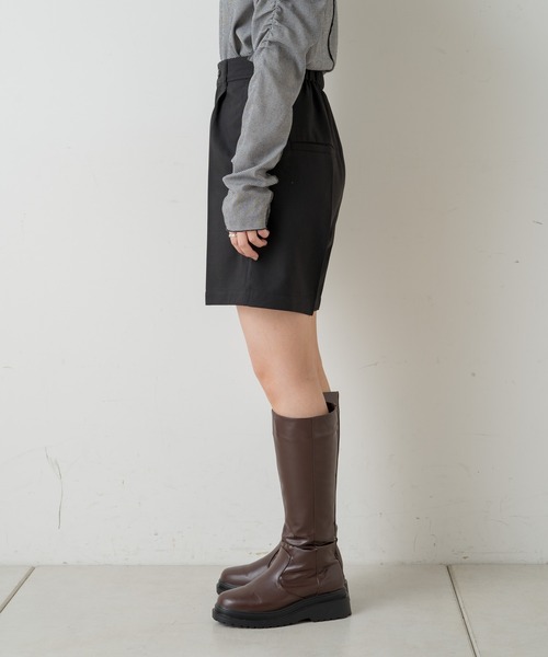 Kastane(カスタネ)の「ストレッチツイルショートパンツ(その他パンツ・レディース・ライトグレー/ブラック/ダークブラウン・FREE)」の19枚目の写真