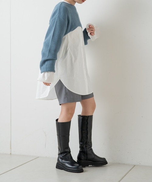 Kastane(カスタネ)の「ストレッチツイルショートパンツ(その他パンツ・レディース・ライトグレー/ブラック/ダークブラウン・FREE)」の12枚目の写真