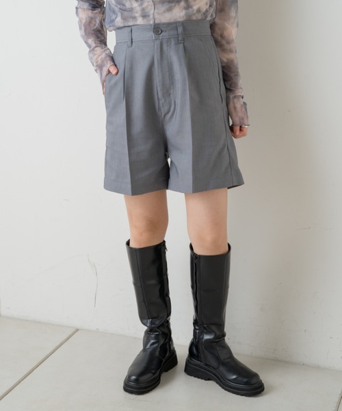 Kastane(カスタネ)の「ストレッチツイルショートパンツ(その他パンツ・レディース・ライトグレー/ブラック/ダークブラウン・FREE)」の14枚目の写真