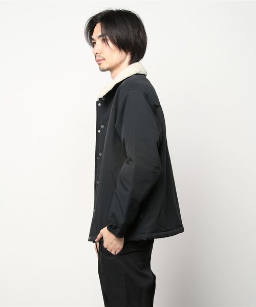 COVERNAT（カバーナット）の「【COVERNAT】BOA COACH JACKET / カバーナット ボア コーチ ジャケット（ブルゾン・メンズ・オリーブ/チャコールグレー/ブラック・SMALL/LARGE/X-LARGE/MEDIUM）」の4枚目の写真