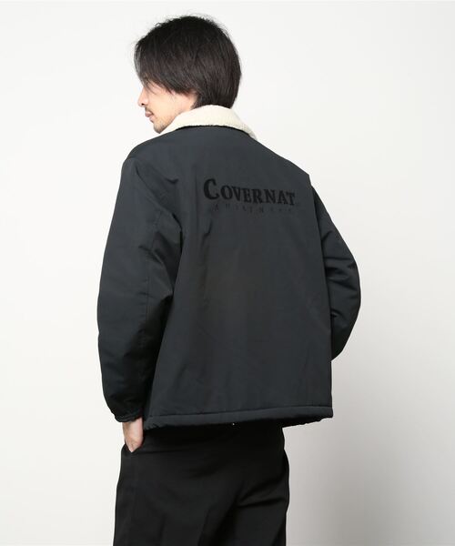 COVERNAT（カバーナット）の「【COVERNAT】BOA COACH JACKET / カバーナット ボア コーチ ジャケット（ブルゾン・メンズ・オリーブ/チャコールグレー/ブラック・SMALL/LARGE/X-LARGE/MEDIUM）」の5枚目の写真
