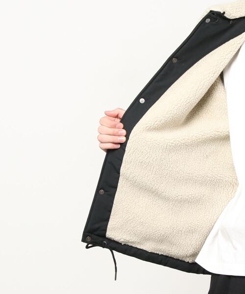 COVERNAT（カバーナット）の「【COVERNAT】BOA COACH JACKET / カバーナット ボア コーチ ジャケット（ブルゾン・メンズ・オリーブ/チャコールグレー/ブラック・SMALL/LARGE/X-LARGE/MEDIUM）」の6枚目の写真