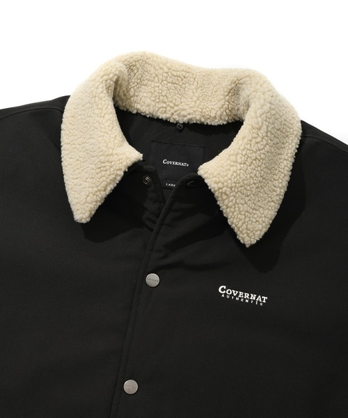COVERNAT（カバーナット）の「【COVERNAT】BOA COACH JACKET / カバーナット ボア コーチ ジャケット（ブルゾン・メンズ・オリーブ/チャコールグレー/ブラック・SMALL/LARGE/X-LARGE/MEDIUM）」の14枚目の写真