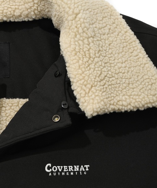 COVERNAT（カバーナット）の「【COVERNAT】BOA COACH JACKET / カバーナット ボア コーチ ジャケット（ブルゾン・メンズ・オリーブ/チャコールグレー/ブラック・SMALL/LARGE/X-LARGE/MEDIUM）」の15枚目の写真