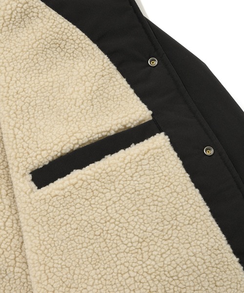 COVERNAT（カバーナット）の「【COVERNAT】BOA COACH JACKET / カバーナット ボア コーチ ジャケット（ブルゾン・メンズ・オリーブ/チャコールグレー/ブラック・SMALL/LARGE/X-LARGE/MEDIUM）」の19枚目の写真